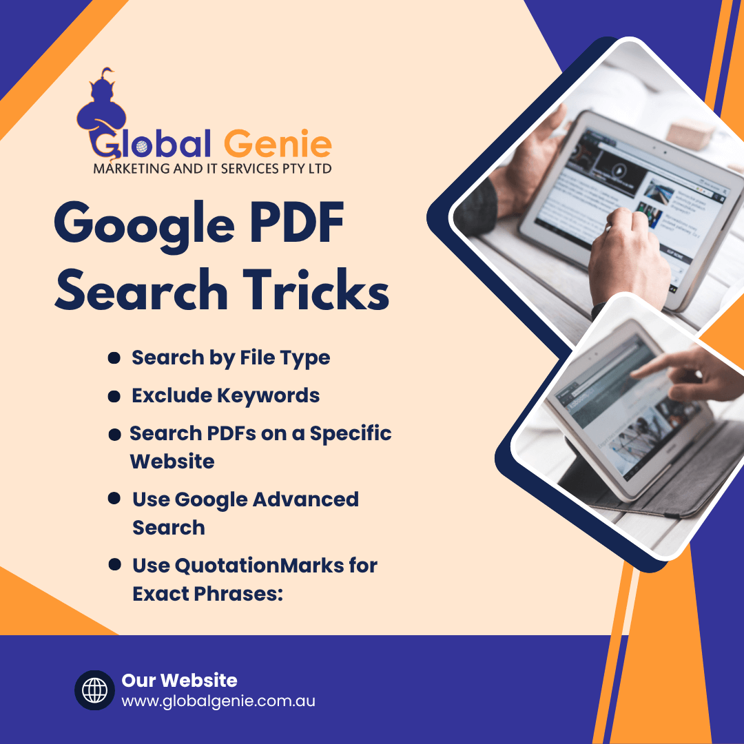 few Google PDF search tricks 